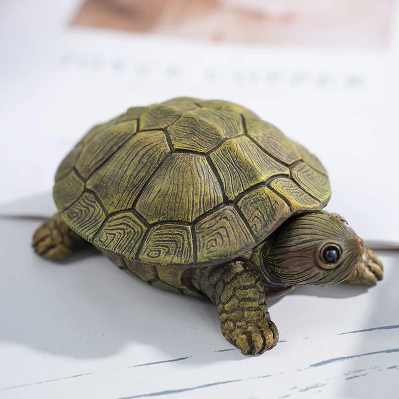 Turtle Treasure Box - Hinged Jewelry Catchall