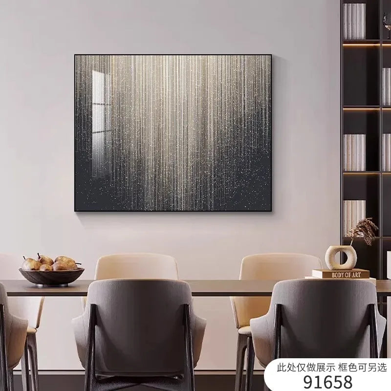 Abstract Meter Box Cover Panel