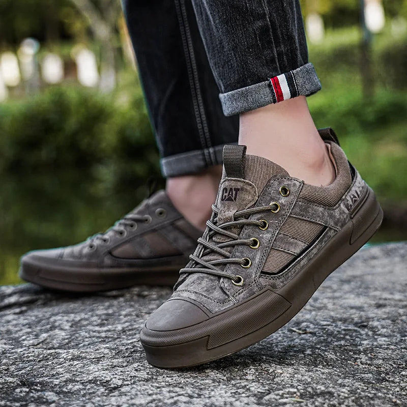 CAT® UrbanStride Leather Sneakers