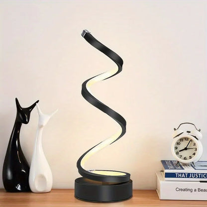 AuraFlex™ Spiral Table Lamp