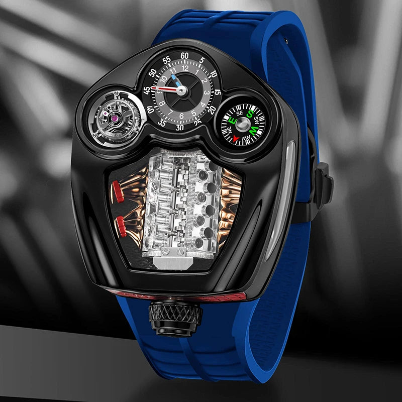 APEX MÉCANIQUE V12 SKULL WATCH