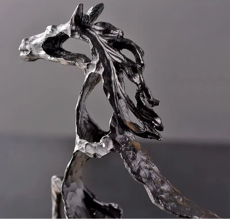 Spirit in Motion - Hollow Cast Iron Horse Sculpture