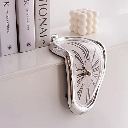 Surrealist Melting Wall Clock