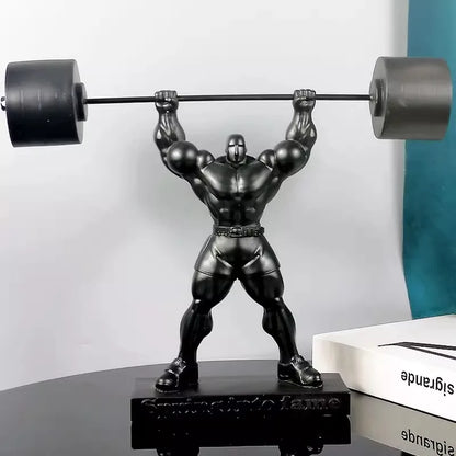 The Ironborn - Muscular Bodybuilder Sculpture in Cold-Cast Resin