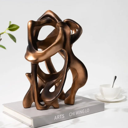 Hollow Abstract Organic Resin Sculpture