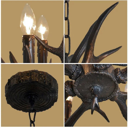 Resin Antler Chandelier