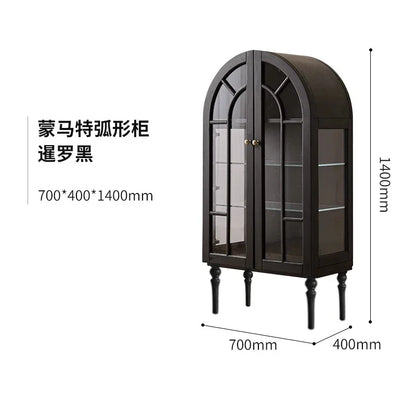 Château - French Medieval Display Cabinet in Ash Wood