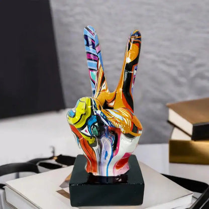 Peace Mode™ - Graffiti Hand Figurine