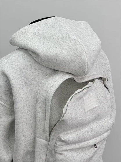 Hoodie with Storage Backpack