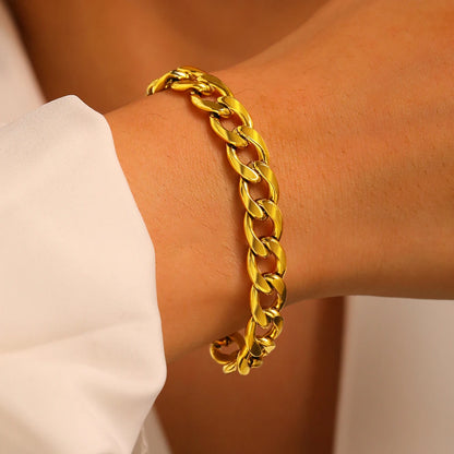 Dominique™ Luxe Kubanische Kettenarmband