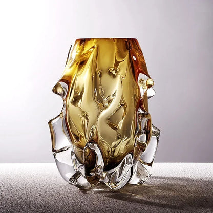 Molten Glass Vase