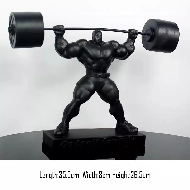 The Ironborn - Muscular Bodybuilder Sculpture in Cold-Cast Resin