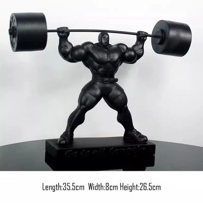The Ironborn - Muscular Bodybuilder Sculpture in Cold-Cast Resin