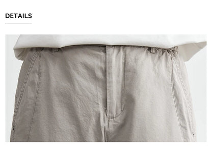 Cotton Straight Trousers