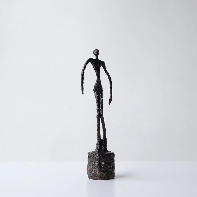The Expression - Twisted Dancer Sculpture in Modern Metal