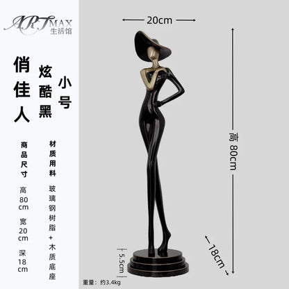 Elongated Figure Sculpture