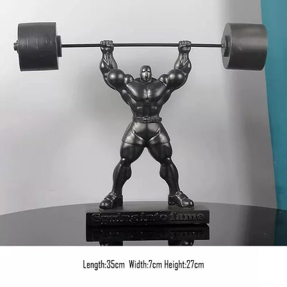 The Ironborn - Muscular Bodybuilder Sculpture in Cold-Cast Resin