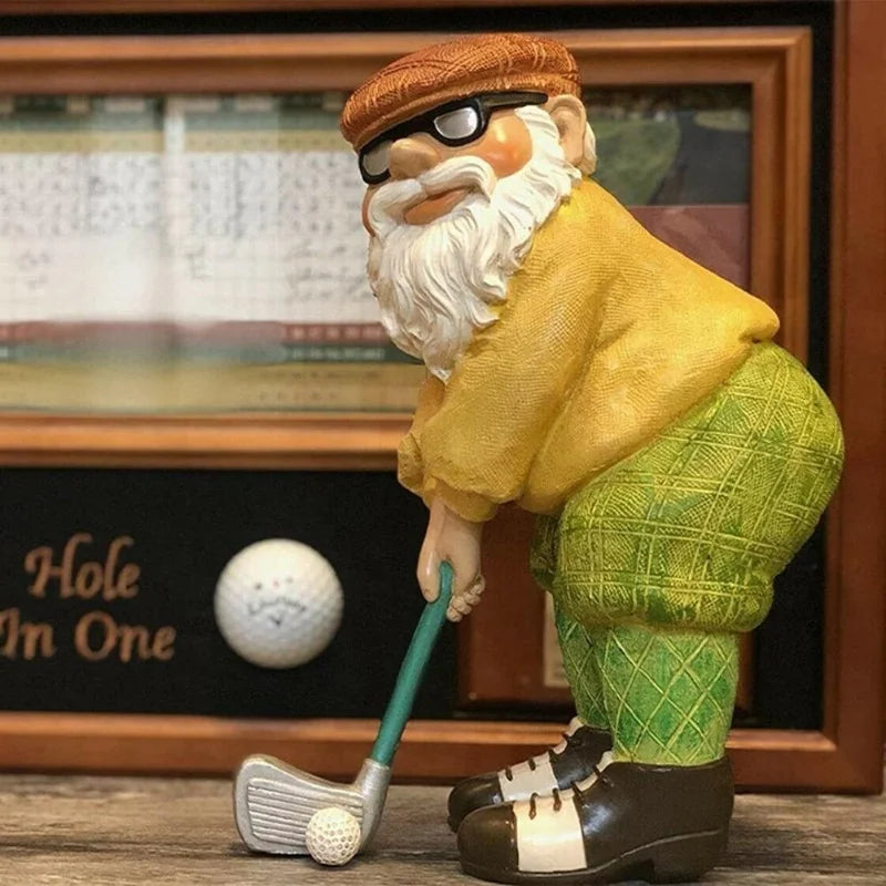 Golf Gnome Sculpture