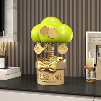 Sculpted Resin Money Tree Figurine