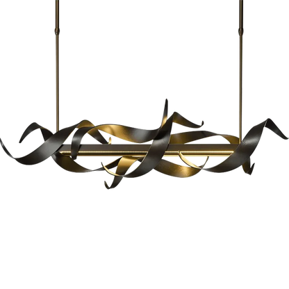 Twisted Ribbon LED Pendant Chandelier