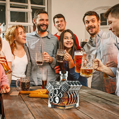 THE V8 | Engine-Form Whiskey Decanter