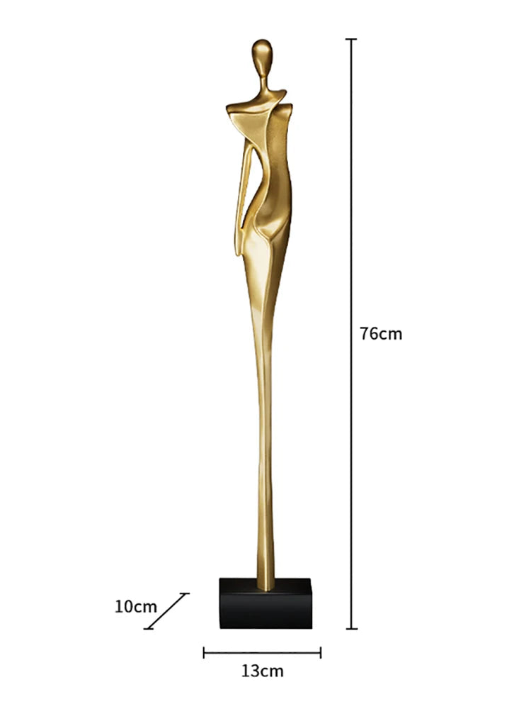 Abstract Tapered Figure Sculpture