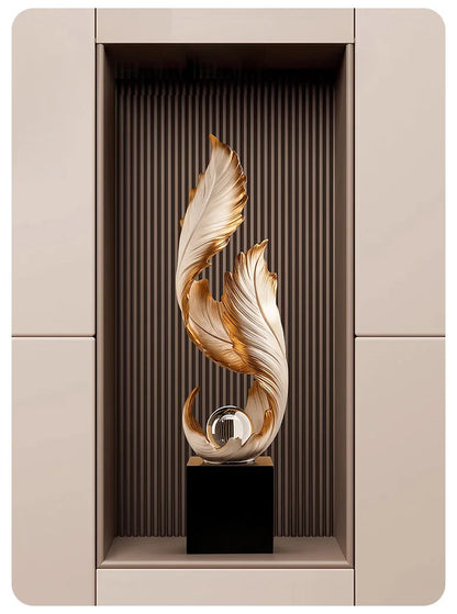 Ethereal™ Flowing Feather Sculpture