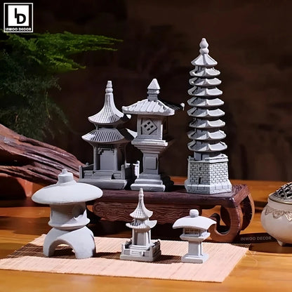 Miniature Sandstone Zen Garden Ornament
