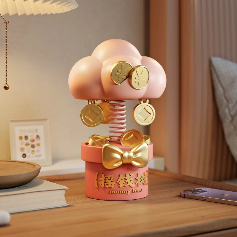 Sculpted Resin Money Tree Figurine