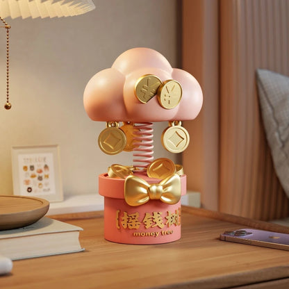 Sculpted Resin Money Tree Figurine