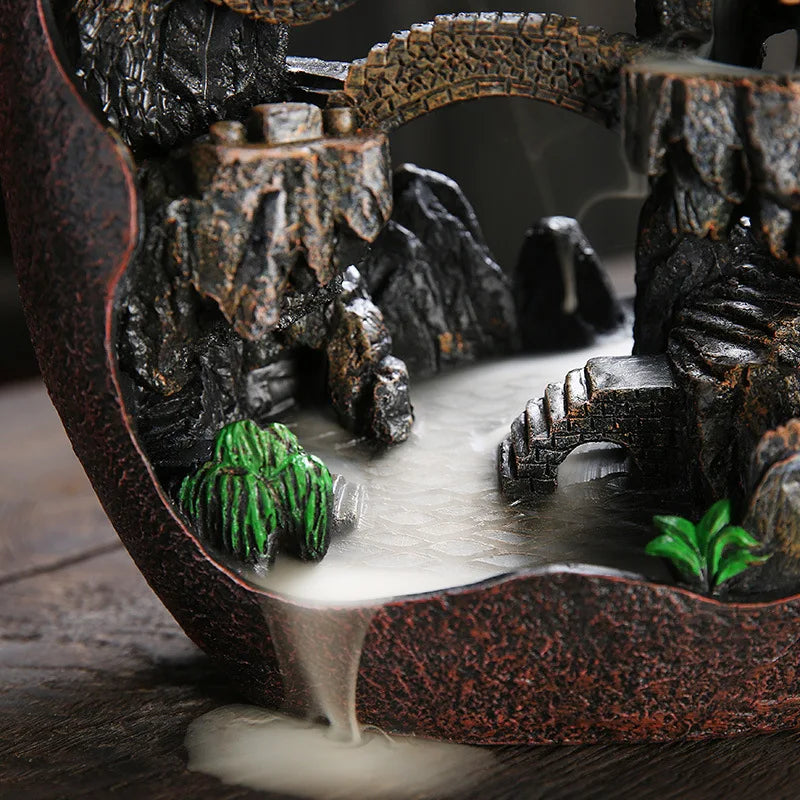The Riverflow Incense Burner - Backflow Mountain Landscape Design