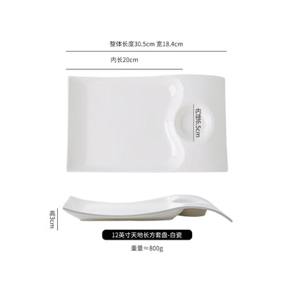 Contour™ Asymmetric Presentation Plate