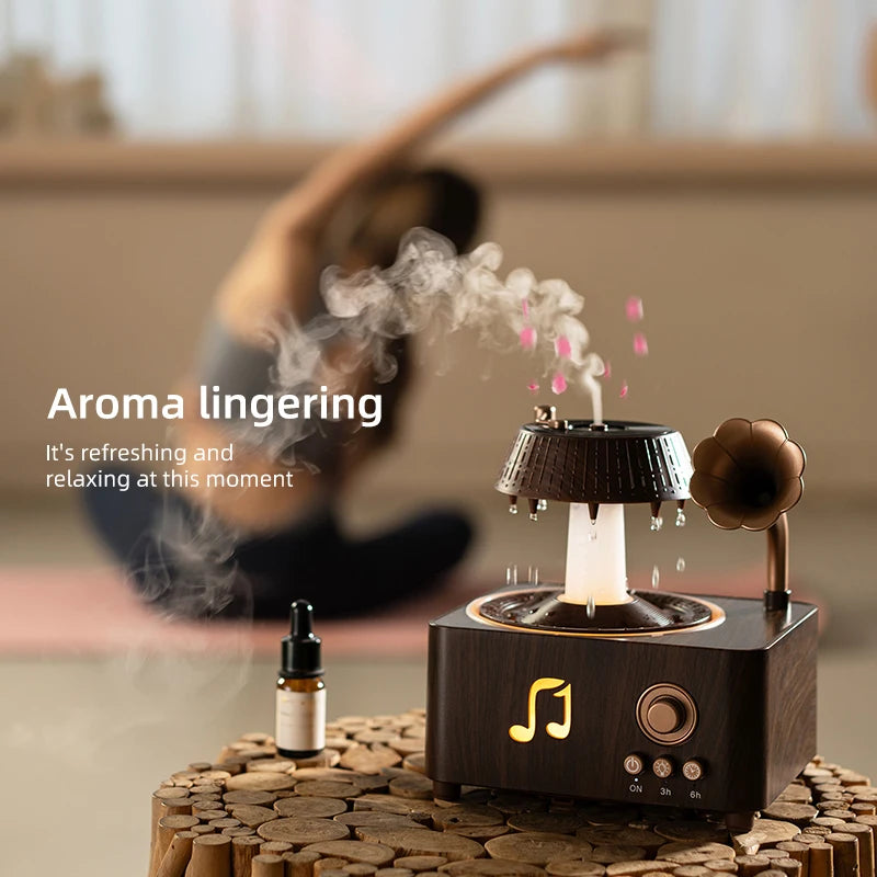 Rotating Phonograph Aroma Diffuser