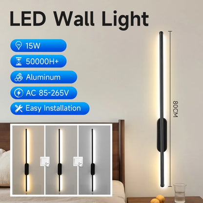 Linear Aluminum LED Wall Sconce