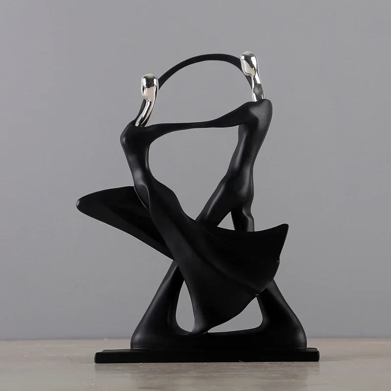 Dancing Couple Resin Sculpture