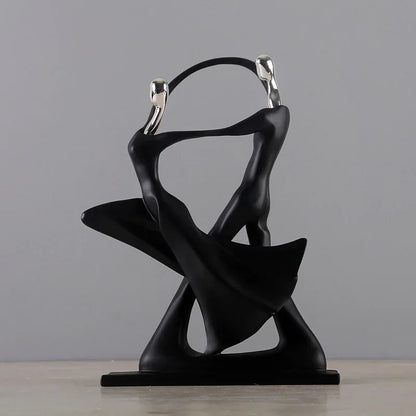 Dancing Couple Resin Sculpture
