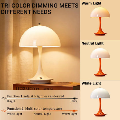 Rechargeable Aluminum Table Lamp