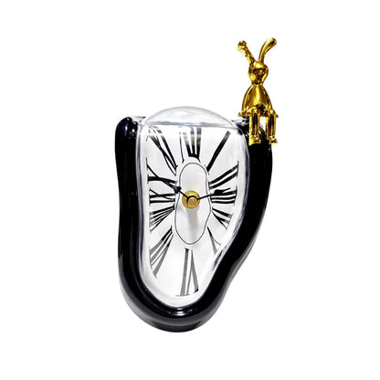 Surrealist Melting Wall Clock