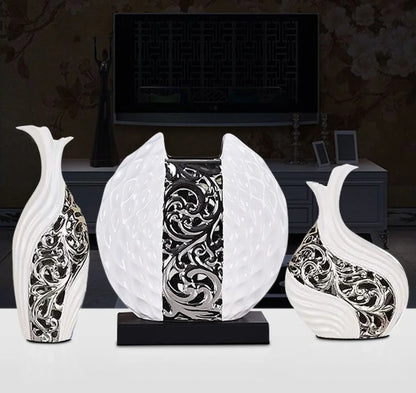 Ceramic Vase Trio