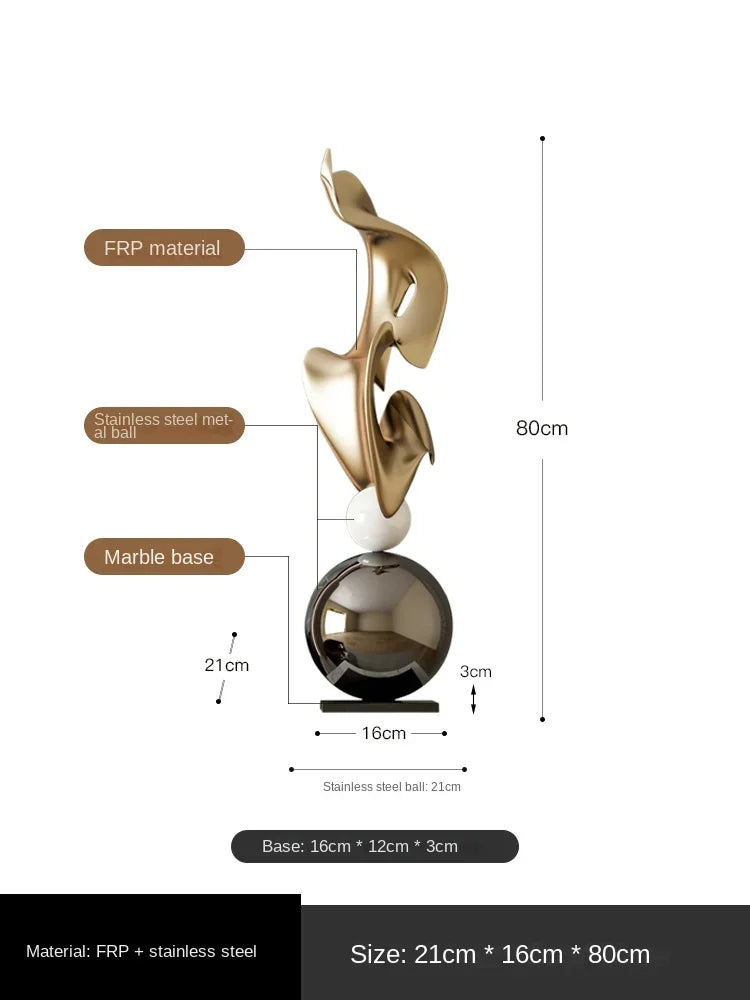 Abstract Flow Sculpture