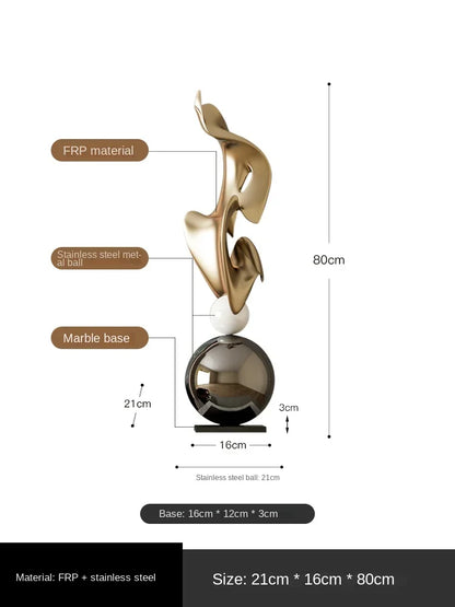 Abstract Flow Sculpture