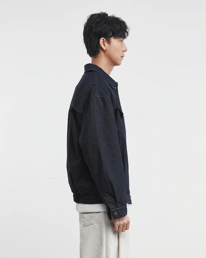 Washed Denim Work Jacket