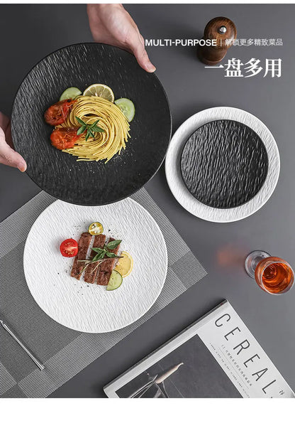 Noir™ Ceramic Serving Plate Collection