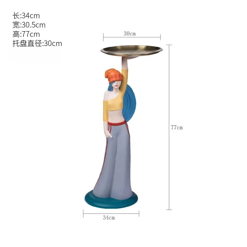 Sculptural Resin Figure Statue