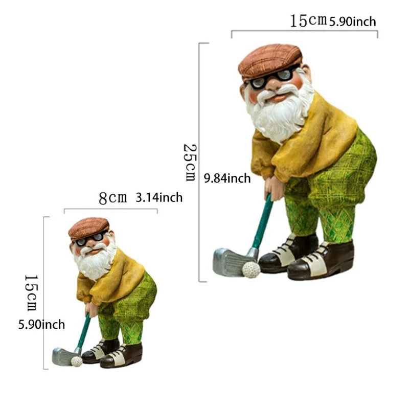Golf Gnome Sculpture