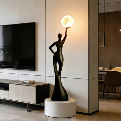 Large Floor Figure Resin Sculpture