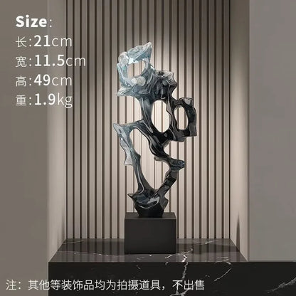 Open-Lattice Abstract Resin Sculpture