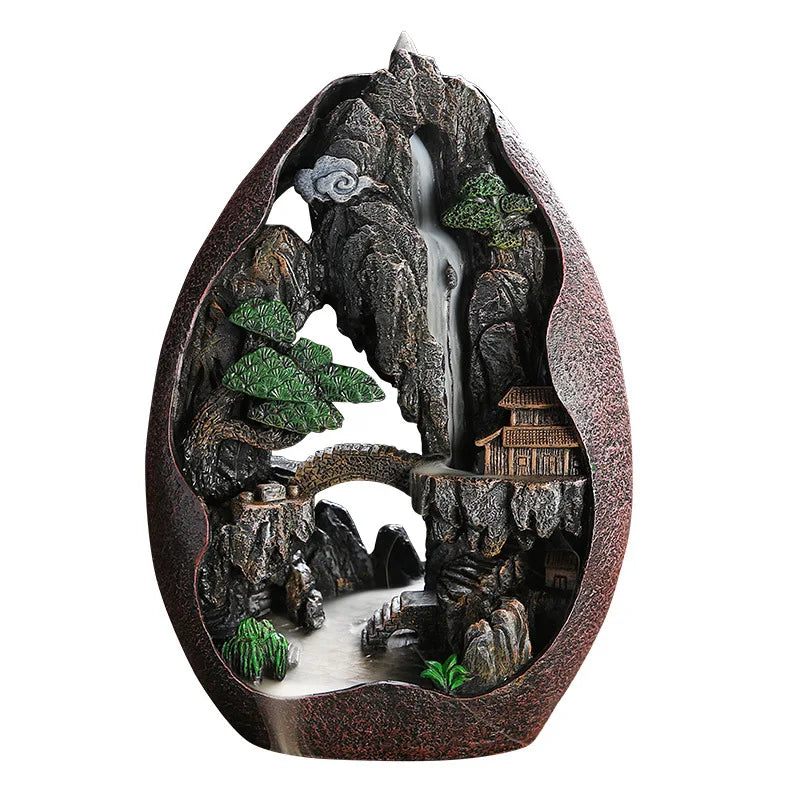 The Riverflow Incense Burner - Backflow Mountain Landscape Design