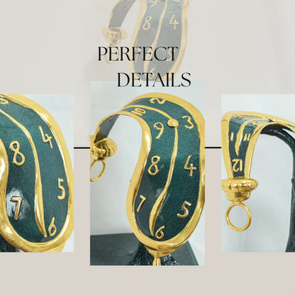 Persistence™ Melting Clock Bronze Sculpture