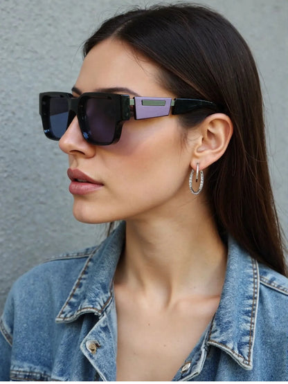 Retro Square Sunglasses – Unisex Vintage Style
